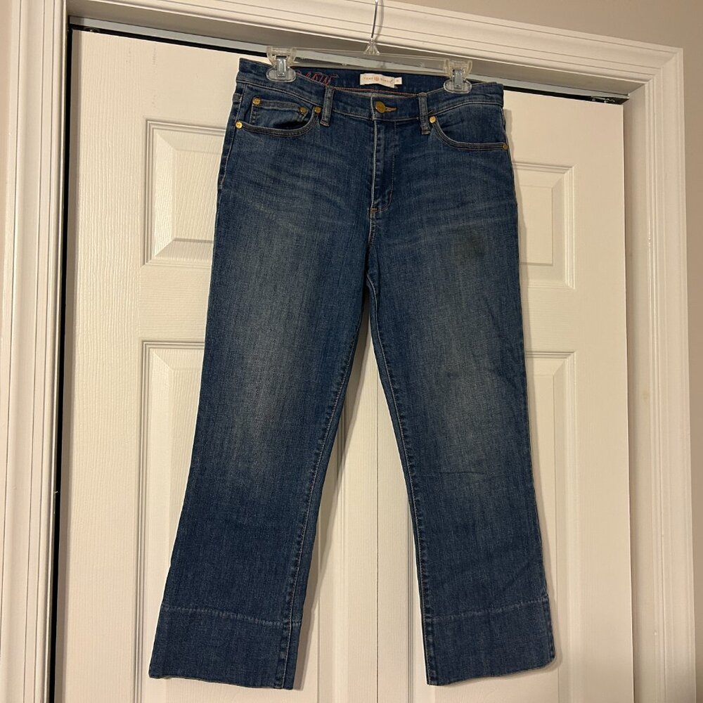 TORY BURCH Cat's Meow Jeans Womens Sz 28 Boot Cut